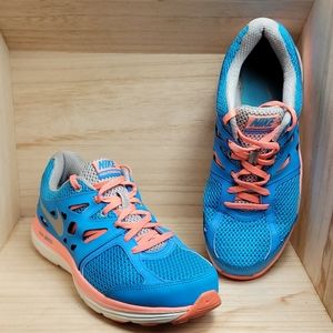 blue and orange shoes nike